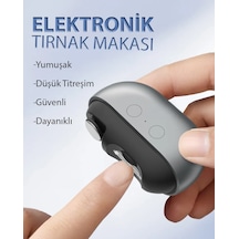 Elektrikli Tırnak Kesme Makinesi Şarjlı M7 Otomatik Tırnak Makası