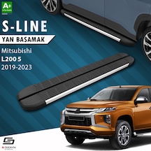 S-dizayn Mitsubishi L200 5 S-line Aluminyum Yan Basamak 203 Cm 2019 Üzeri A+ Kalite