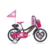 Shimano Carraro Moggy 16 Jant Çocuk Siyah-altın-pembe 4-6 Yaş Siyah