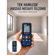 Mey İthalat Lazer Metre 50 Mt Hassas Ve Hızlı Ölçüm Özellikli Yeni Nesil 0 - 300 MM
