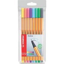 STABİLO FİNELİNER KALEM SETİ 8 RENK 88/8/1 PASTEL