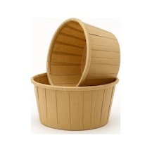 50'li Kraft Cupcake Kalıbı, Muffin Kek Kalıbı, Kek Kapsülü, Airfryer Uyumlu .
