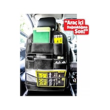 Koltuk Arkası Organizer Süet Siyah