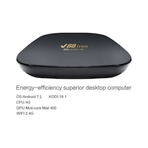 Createtech Mini Tv Box V88 H3, 1gb+8gb, Android 7.1, Wifi Medya Oynatıcı