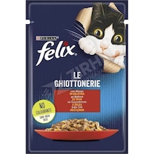 Felix Sığır Etli Yaş Kedi Maması 85 Gr