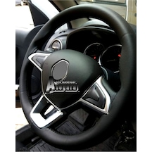 Vw Beetle 1999 Uyumlu Dikmeli Direksiyon Kılıfı Soft Siyah Ipli 38cm 10.5cm