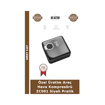 Özel Üretim Araç Hava Kompresörü Zc001 Siyah Pratik