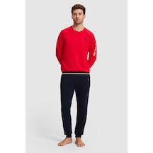 U.S. Polo Assn. Erkek Kırmızı Pijama Takımı 50333239 Vr030