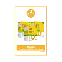 Ocean Vitamin D3 1000 Iu Oral Sprey 20 Ml 3 Adet