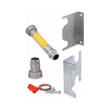 Sayaç Bağlantı Flex Seti - Makaronlu Paslanmaz - 20 Cm - 13890