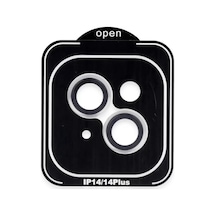 İphone 14 Pvd Metal Kamera Lens - Gümüş