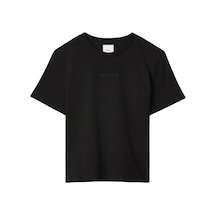 Calvin Klein A - Ss 20s Jsy Logo Siyah Kadın Tişört