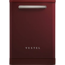 Vestel BM 5011 3 Programlı 13 Kişilik Retro Bulaşık Makinesi Bordo
