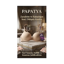 Papatya Lingerie Lazer Kesim Yarı Dolgulu Sütyen Bej - 829909139 Bej