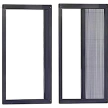 Akordeon Pileli Pilise Pencere Sineklik, Antrasit, 70 130 Cm., Istenilen Ölçüde