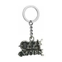 Ozzy Osbourne Logolu Metal Anahtarlık Gümüş Renk Unisex Rock & Metal Tarzı Hediyelik Aksesuar
