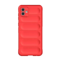 Samsung Galaxy Uyumlu A05 Kılıf Optimum Silikon - Kırmızı Bz8683140695644