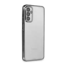 Samsung Uyumlu Galaxy M23 Kılıf Kamera Korumalı Lensli Silikon Siyah