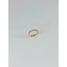 14 K Gold Kaplama Zirkon Taşlı Yüzük Altın