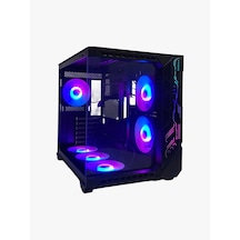 Gameforce Bree Light 6 120 Mm Fanlı Tuştan A-rgb E-atx Oyuncu Bilgisayar Kasası