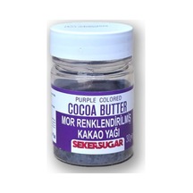 Şeker Sugar Renklendirilmiş Kakao Yağı 30gr Mor Diğer