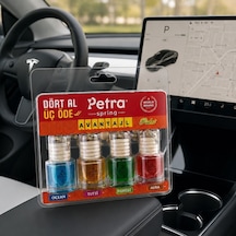 Petra 4'lü Araç Kokusu Seti - Uzun Süre Etkili Ocean, Tutti, Forest Ve Aura