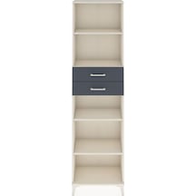 Arges Dolap 4 Raflı 2 Çekmeceli 60x30x221 Aytaşı-antrasit Aytası