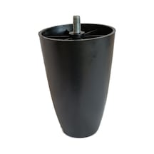 Armut Plastik Baza Mobilya Koltuk Ayağı 6 Ad. Siyah 12cm M8 Vida Armut Plastik Baza Mobilya Koltuk Ayağı 6 Ad. Siyah 12cm M8 Vida