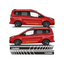 Ford Courier Yan Şerit Oto Sticker