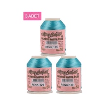 3 Adet Altınbaşak Oya Ve Dantel İpi 20 Gr - Royaleks - No: 129 Çok Renkli