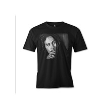 Bob Marley Could Baskılı Sİyah Erkek Tshirt 001