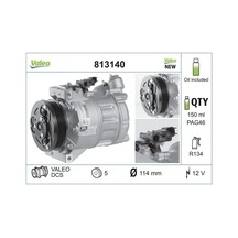 Volvo S80 Klima Kompresoru D5 2006-2015 Valeo 813140