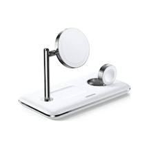 Ugreen 3 Ü 1 Arada Apple Uyumlu iPhone Airpods iOS Watch Magsafe 25w Kablosuz Şarj Cihazı Stand