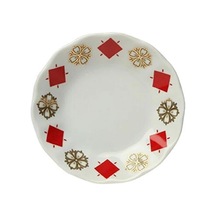 Yonca Kırmızı Çay Tabağı 11 Cm