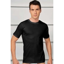 Amora Secret Erkek Pamuklu Kısa Kol Dar Yaka Klasik Fanila T-shirt Gri