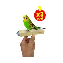 Vixpet Venty 15 cm Papağan Tüneği | 3 Adet | Sultan, Muhabbet, Monk, Lori, Forpus, Kayık, Sevda, Senegal