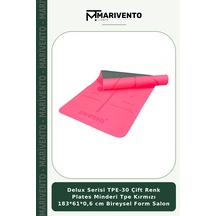 Delux Serisi Tpe-30 Çift Renk Plates Minderi Tpe Kırmızı 183 61 0,6 Cm Bireysel Form Salon