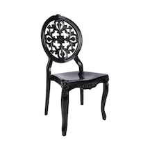 Luna Diva Sandalye C Modeli Siyah