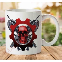 A2408 Gears Of War İki Tarafı Baskılı Kupa Bardak.jpg