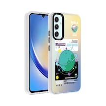 Galaxy Uyumlu A34 Kılıf Desenli Klfs Dragon Sert Kapak - Gezegen Gezegen