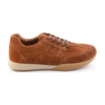 Bambi Taba Süet Hakiki Deri Kadın Sneaker K01756111102