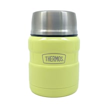 Sk-3002 470ml Stainless King Kaşıklı Yemek Termosu - Açık Sarı