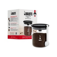 Kahve Saklama Kavanozu - 250gr - Silikon Contalı Hava Geçirmez Kapak - Paslanmaz Ölçü Kaşığı - Cam Kavanoz Diğer