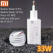 Mı Xiaomi 33 Watt Hızlı Şarj Aleti Başlık+kablo Set Xiaomi 33w Mdy 11 Ez