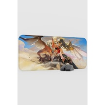 Dehya Genshin Impact Anime Gacha V1 - 70x30 Xl Gaming Mouse Pad Fare Altlığı