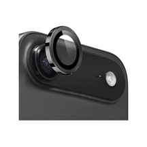 Nettech Apple Uyumlu iPhone 17 Air Safir Lens Kamera Cam Koruyucu - Siyah