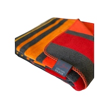 İyi Geceler İstanbul Çift Kişilik Battaniye In Line -Kırmızı