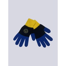 Fenerbahçe Çocuk Renkli Eldiven Lacivert - Mavi - Sarı