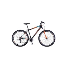 Salcano 750 V FREN 24 genç çocuk bisikleti siyah turuncu turkuaz