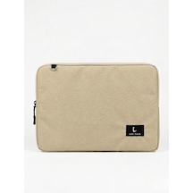 13 14 İnç Laptop Kılıfı Macbook Ve Tüm Laptoplara Uyumlu Notebook Çantası Bej Belirtilmemiş